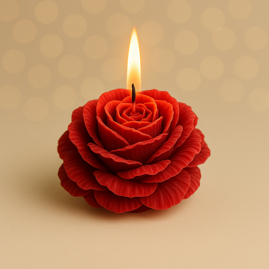 Bougie Rose Rouge
