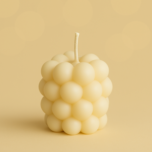 Bougie Bubble Crémeuse