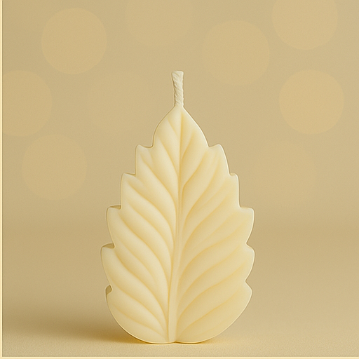 Bougie Feuille élégante